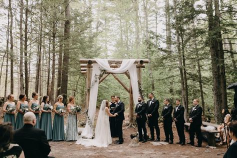 Alexandria & Mark's Maine Spring Wedding at Hardy Farm Fryeburg Maine, Maine Wedding Venues, Wooded Landscaping, Weekend Wedding, Farm Wedding Venue, Wedding Reception Locations, Affordable Wedding Venues, Outdoor Reception, Maine Wedding