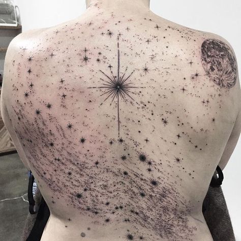 constellations + stars Milky Way Tattoo, Cosmos Tattoo, Milky Way Stars, Milky Way Photography, Tattoo Moon, Universe Tattoo, Northern Star, Girls With Sleeve Tattoos, Star Tattoo