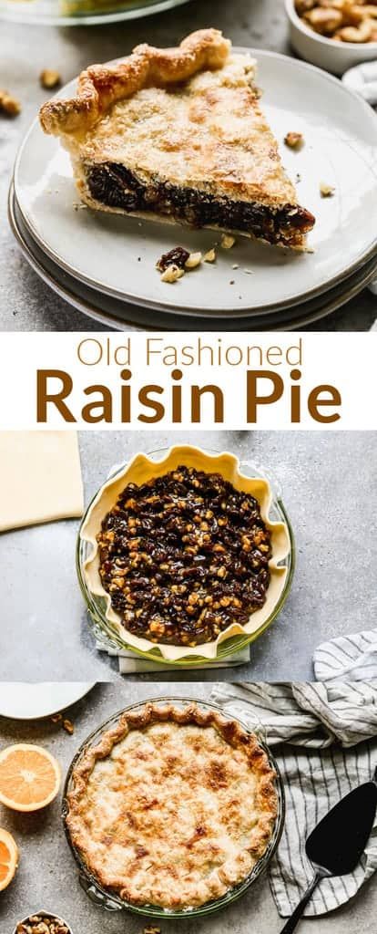 Raisin Pie Recipe Easy, Old Fashioned Raisin Pie Recipe, Raisin Pie Recipe, Raisin Pie, Yummy Pie Recipes, Perfect Pumpkin Pie, Thanksgiving Desserts Table, Just Pies, Raisin Recipes