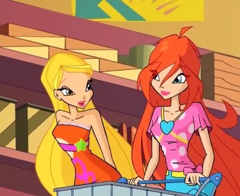 Winx Club Bloom And Stella, Bloom And Stella Winx Club, Bloom And Stella, Cute Profile Pics, Bloom Stella, Stella Winx Club, Winx Flora, Club 33, Winx Bloom