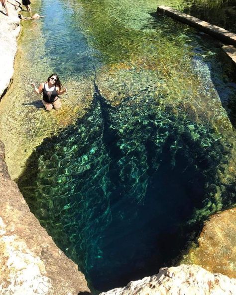 Jumping into Jacob's Well 💦☑️   Austin, Texas Jacobs Well Texas, Watercolor References, Swim Pond, Jacobs Well, Australia Trip, Board Aesthetic, Swimming Holes, Travel Board, Australia Travel