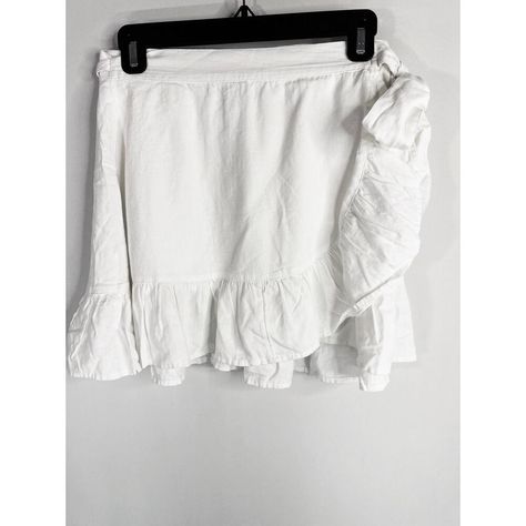 Aerie Self Tie Wrap Ruffle Hem Skirt New With Tags Details Color: White Size: Small Style Tags: Fitness, Casual, Minimalist, Travels, Academia, Outdoors, Gym Ruffle Hem Skirt, Tie Wrap, Hem Skirt, Skirt White, White Skirts, Ruffle Hem, Color White, Gym, Skirt