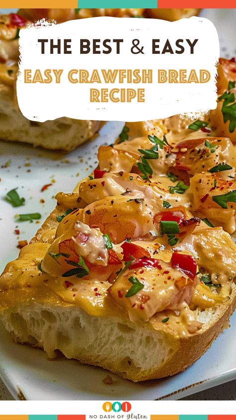 Easy Crawfish Bread Cheesy Crawfish Bread, Cajun Crawfish Bread, Crawfish Mashed Potatoes, Crawfish Garlic Bread, Crawfish Toast, Cajun Appetizers Louisiana Finger Foods, Creole Side Dishes, Crawfish Bread Recipe Louisiana, Crawfish Bread Recipe