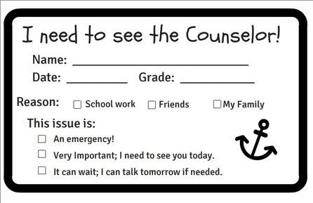 School Counselor Referral Form-Counsel&Create School Counselor Forms, Middle School Counselor, School Guidance Counselor, School Counselor Resources, School Counsellor, School Counseling Office, School Counseling Activities, School Counselor Office, Guidance Counseling