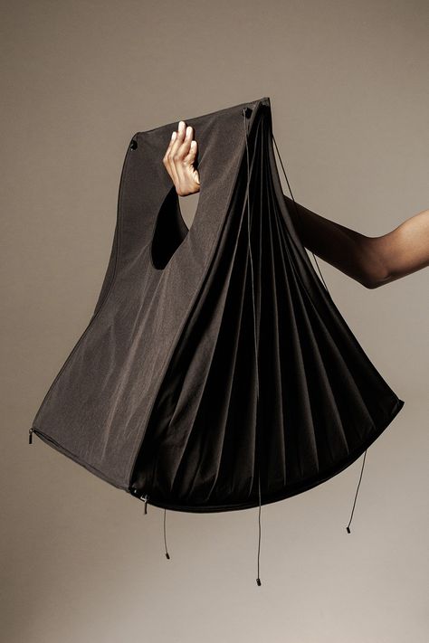 DZHUS SS22 COLLECTION, "PHYSIQUE" Skirt Cape, Textiles Projects, Conceptual Fashion, Oversized Bag, Spring Summer 2022, Bag Dress, Press Studs, 5 Ways, Leather Accessories