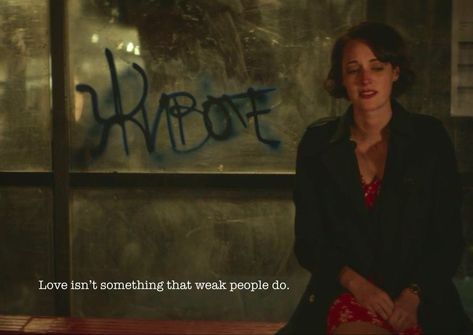 Fleabag Bus Stop, Fleabag Wallpaper Iphone, Fleabag Aesthetic, Fleabag Tattoo, Fleabag Quotes, Mood Collage, English Projects, I Love Cinema, Quote Love