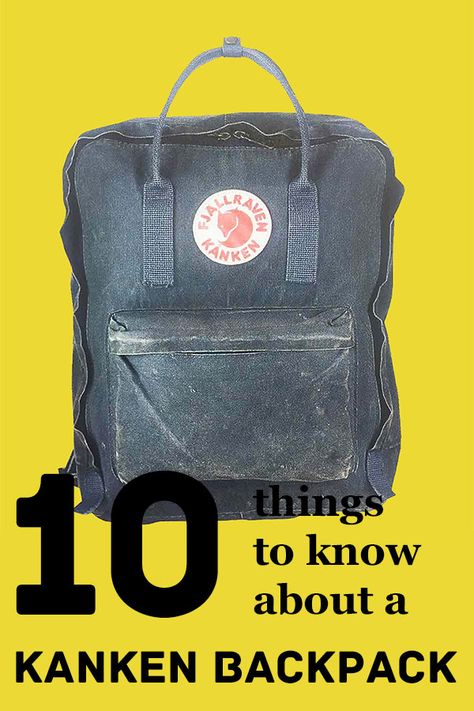 The iconic backpack from Sweden with its familiar fox logo badge is everywhere now. But did you know this about the Kanken bag? #kanken #sweden #backpack #fjallraven Fjallraven Kanken Whats In My Bag, Fjallraven Sling Bag, Fjallraven Kanken Aesthetic Outfit, Fjallraven Kanken Backpack Aesthetic, Fjallraven Kanken Aesthetic, Kanken Backpack Aesthetic, Fjallraven Kanken Bag, Kanken Bag, Backpack Fjallraven