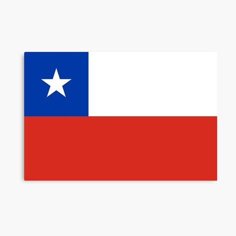 Get my art printed on awesome products. Support me at Redbubble #RBandME: https://www.redbubble.com/i/canvas-print/Flag-of-Chile-by-Alma-Studio/136947187.5Y5V7?asc=u Chile Flag, Modern Poster, Typography Art, Featured Art, Typography Poster, Typography Design, Print Images, Science Poster, Stranger Things Fanart