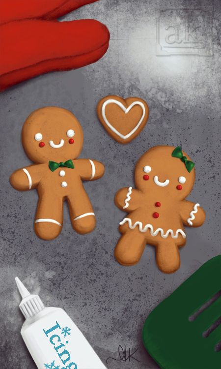 gingerbread men Diy Cookies, Xmas Cakes, All Things Gingerbread, Xmas Treats, Xmas Theme, Gingerbread Decorations, Gingerbread Man Cookies, Christmas Sweets, Xmas Food