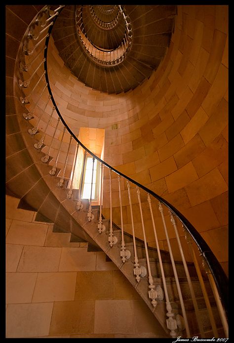 Inside the Lighthouse by jmbroscombe.deviantart.com Inside Lighthouse, Lighthouse Stairs, Coast Of France, Lighthouse Keeper, Travel France, Light Houses, Sanibel Island, The Lighthouse, France Travel