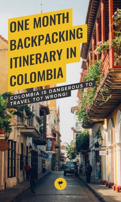 One Month Backpacking Itinerary in Colombia - Colombia is dangerous to travel to? Wrong! Backpacking Itinerary, Colombia Country, Colombia Travel Guide, Travel Colombia, South America Travel Destinations, Visit Colombia, Backpacking South America, Backpacking Asia, Colombia Travel