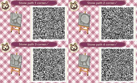 cobblestone path Acnl Qr Codes Paths, Acnl Paths, Cobblestone Path, Animal Crossing Qr Codes, Acnl Qr Codes, Motif Acnl, Animal Crossing 3ds, Ac New Leaf, Happy Home Designer