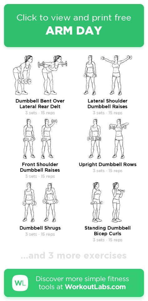 Arm Workout Printable, Arm Day Exercises, Arm Day Workout Dumbell, Arm Day Workout At The Gym, Arm Day Workout At Home, Free Weight Arm Workout, Arm Day Workout Gym, Arms And Shoulders Workout, Shoulder Day Workout