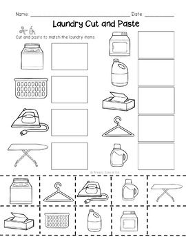 Laundry Vocabulary Life Skill Unit for Special... by Breezy Special Ed | Teachers Pay Teachers Worksheets For Special Education, Life Skills Worksheets Special Education, Independent Living Skills Activities, Life Skills Activities For Special Needs, Life Skills Activities For Kids, Functional Life Skills Special Education, Preschool Life Skills, Life Skills Worksheets, Life Skills For Kids