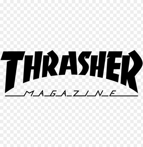 Thrasher Magazine Poster, Thrasher Magazine Wallpaper, Thrasher Logo, Thrasher Cover, Thrasher Sweatshirt, Magazine Logo, Thrasher Hoodie, Thrasher Magazine, Clear Background