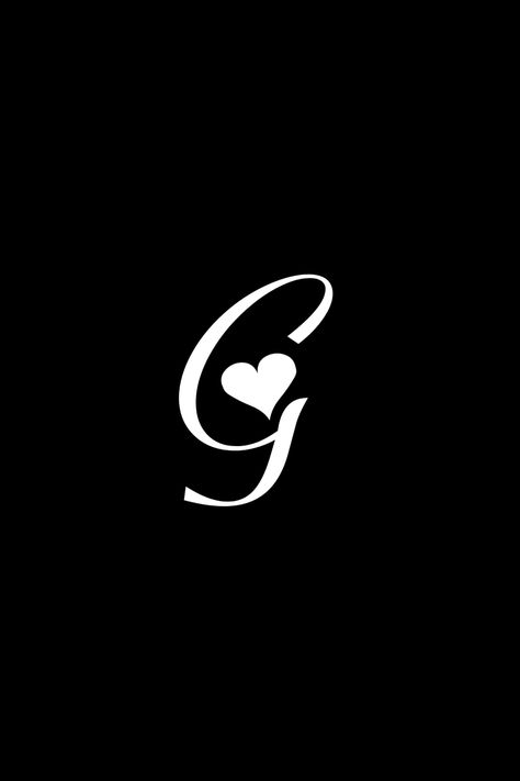 G Tattoo Letter Design, G Wallpaper Letter Aesthetic, G Tattoos, Name Design Art, G Tattoo, Cute Tats, Symbol Tattoo, Symbol Tattoos, Couple Selfies