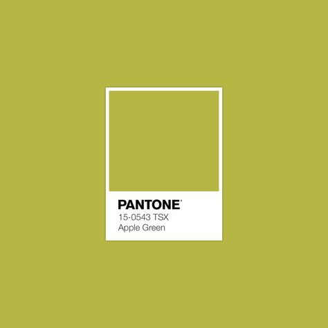 A P P L E * G R E E N Pantone Green, Pantone Tcx, Color Library, Green Branding, Yellow Pantone, Wedding Color Pallet, Color Pantone, Fashion Textiles, Pantone Colour Palettes