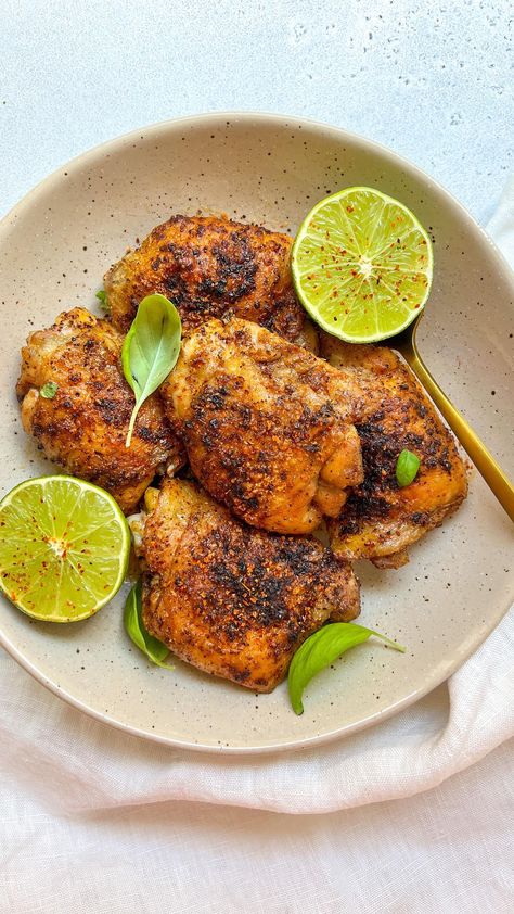 Baked Lime Chicken Recipes, Tajin Chicken Recipe, Tajin Chicken, Lime Seasoning, Broccoli Pasta Recipe, Lime Chicken Recipes, Bone In Chicken Thighs, Bone In Chicken, Dinner Today