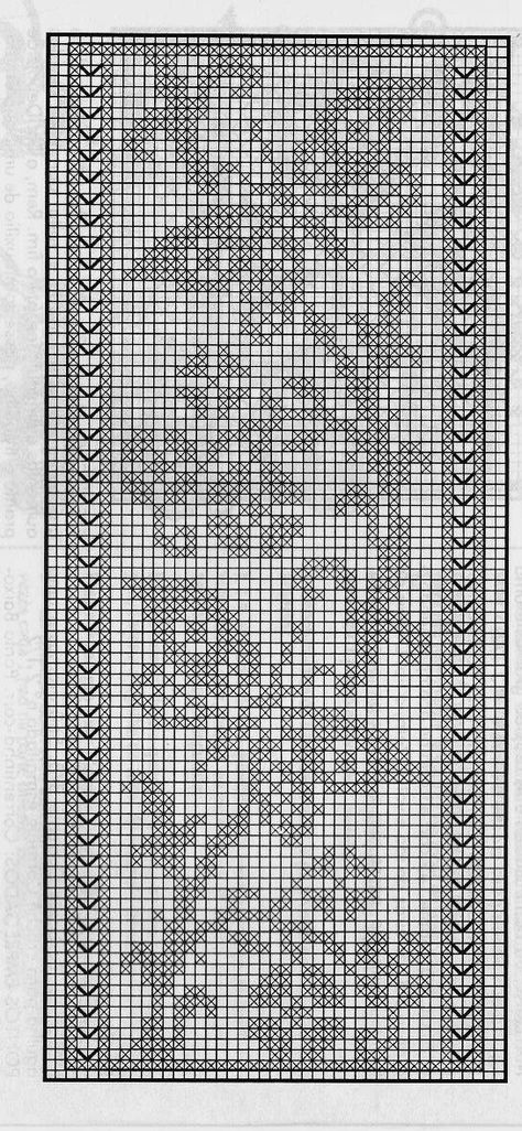 Taplak Meja Crochet, Crochet Butterflies, Crochet Curtain Pattern, Crochet Patterns Filet, Fillet Crochet Patterns, Crochet Table Runner Pattern, Filet Crochet Charts, Fillet Crochet, Butterfly Cross Stitch