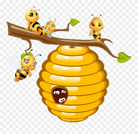 Bee Hive Clipart, Bees Hive, Bee Printables, Bee Clipart, 10 Commandments, Free Clipart, Bee Hive, Honey Bee, Digital Clip Art