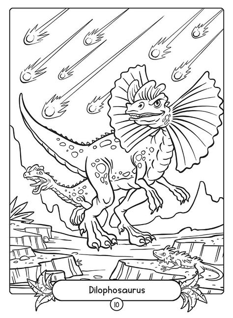 Dilophosaurus Coloring Page Dino Coloring Pages, Dinosaurs For Kids, Dinosaur Coloring Pages Free Printable, Dinosaur Coloring Sheets, Dinosaur Facts, Boy Coloring, Unique Coloring Pages, Dinosaur Pictures, Pumpkin Coloring Pages