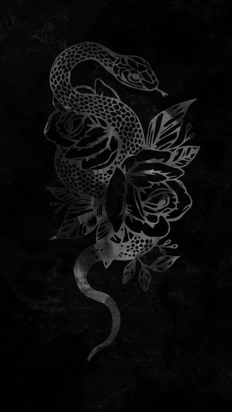 Dark Fairytale Aesthetic, Slytherin Wallpaper, Snake Painting, Money Wallpaper Iphone, Snake Wallpaper, Tattoo Background, Snake Art, Witchy Wallpaper, Bleach Art