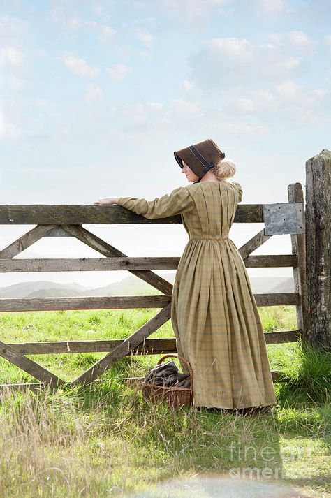 Young Victorian Woman Leaning On A Farm Gate Photograph by Lee Avison Victorian Aesthetic Girl, Prairie Aesthetic, Picture Story Prompts, Farm Women, 19th Century Women, Victorian Fashion Dresses, Prairie Home, Farm Gate, Farm Lifestyle