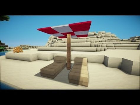 umbrella 20 Minecraft Umbrella Ideas, Minecraft Umbrella Table, Minecraft Beach Chairs, Umbrella Minecraft, Beach Minecraft Builds, Minecraft Umbrella, Minecraft Beach Decorations, Minecraft Beach Ideas, Minecraft Beach