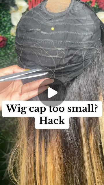 Atl Wig Maker on Instagram: "I seen this wigmaker wig hack to making your wigs that’s too small bigger.  Do I decide to give it a try.  And it works.  New service ‼️  #wigmaking #wighacks #wigtutorial #wigfix #toosmall #wigcap" Cheap Wig Hacks, Wig Styling Tutorial, Wig Maker, Electric Nail File, New Service, U Part Wig, U Part, April 4, Wig Making