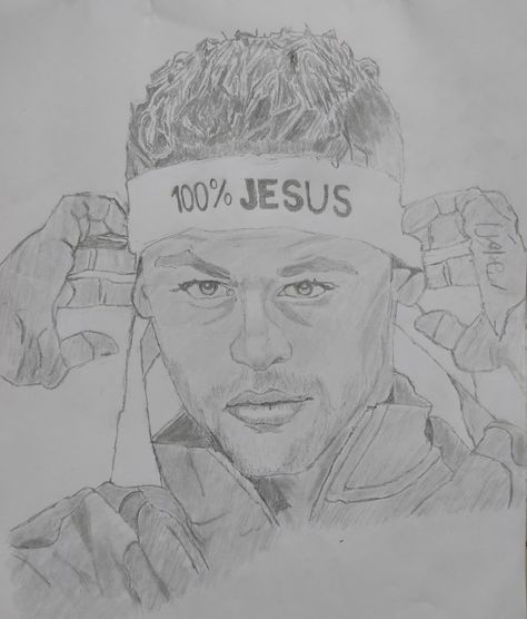 Neymar's drawing . 
Sketch Neymar Jr Drawing Pencil, Neymar Drawing Easy, Neymar Sketch, Neymar Jr Drawing, Neymar Drawing, Jesus Drawings, Pencil Drawings Easy, Free Gems, Book Art Drawings