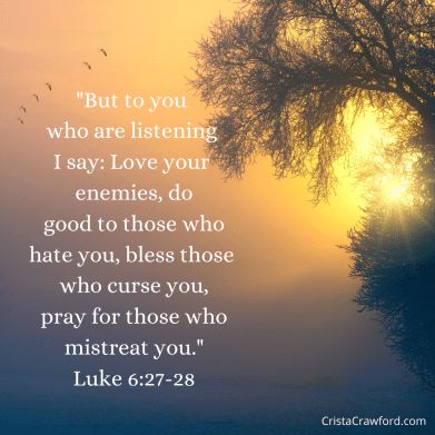 As Christians, we believe in the power of prayer. But do we use our prayers to love thy enemy? The post Do You Know Your Enemy? appeared first on Crista Crawford, Christian Author and Speaker. Luke 6 27 28, Know Your Enemy, The Power Of Prayer, Love Your Enemies, Peace Of God, How He Loves Us, Love Never Fails, Love Others, Praise God