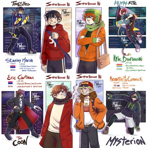 South Park Superheroes, Tweek And Craig, South Park Anime, Kyle Broflovski, Outfit Challenge, South Park Fanart, The New Wave, In The End, South Park