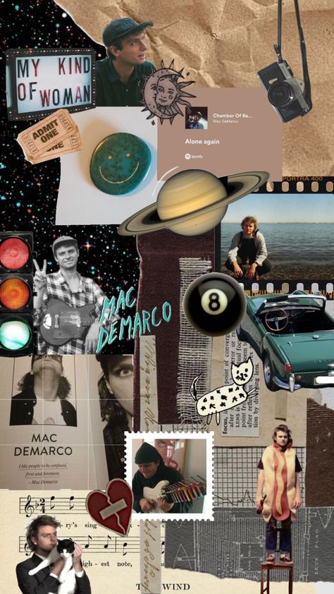 Vintage Wallpaper For Men, Mac Demarco Aesthetic Wallpaper, Mac Demarco Wallpaper Iphone, Mac Demarco Wallpaper, Mac Demarco Aesthetic, Mac Demarco Albums, Marc Demarco, Newspaper Wallpaper, Mac Demarco