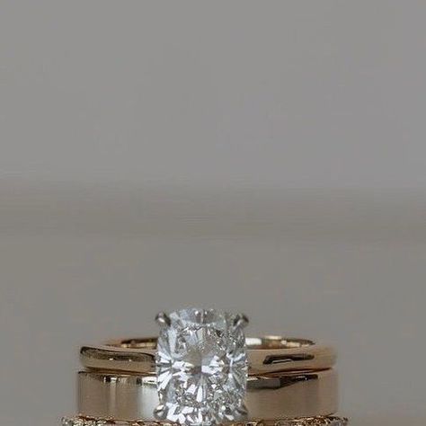 Perth Engagement Rings on Instagram: "Details — ⠀⠀⠀⠀⠀⠀⠀⠀⠀ 2ct Elongated Cushion Diamond Colourless, Eye-clean with an excellent grade of Cut White gold setting Yellow gold band Cathedral style setting 3.5mm yellow gold spacer Baguette and round diamond alternating wedding band ⠀⠀⠀⠀⠀⠀⠀⠀⠀ ✨ #elongatedcushion #cushioncut #cushioncutengagementring #cushioncutdiamond #perthjewellery #perthjeweller" Elongated Cushion, Cushion Cut Engagement Ring, White Gold Set, Cushion Diamond, Cushion Cut Diamonds, Gold Band, Cushion Cut, Gold Bands, Fashion Set