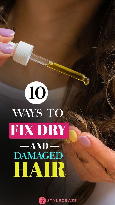 10 Awesome Ways To Identify And Fix Dry And Damaged Hair: It’s hard to avoid dryness and damage when you treat your hair like a science lab experiment. Here are a few tips to take care of damaged hair. #hair #haircare Lab Experiment, Hair Styles For Dirty Hair Quick, Blonde Hair Care, Repair Damaged Hair, Dry And Damaged Hair, Damage Hair Care, Girls Short Haircuts, Balayage Color, Hair Rinse