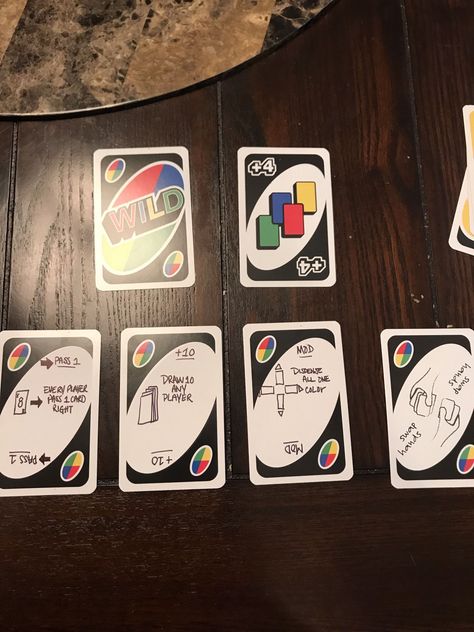 Uno Wild Card Ideas, Uno Wild Card, Uno Rules, Custom Uno Cards, Drunk Games, Play Uno, Jenga Game, Fun Drinking Games, Uno Card Game