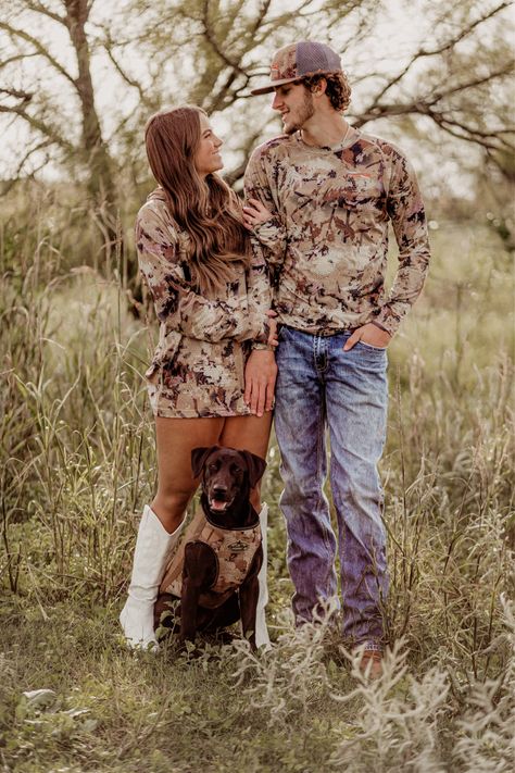 outfit delaying linking in LTK Couples Camo Photoshoot, Couple Photoshoot Clothes, Western Couple Costume Ideas, Duck Hunting Couple Pictures, Western Couples Costume, Hunting Proposal Ideas, Cute Couple Pics Western, Couples Photoshoot Fall Outfit, Couple Hunting Pictures