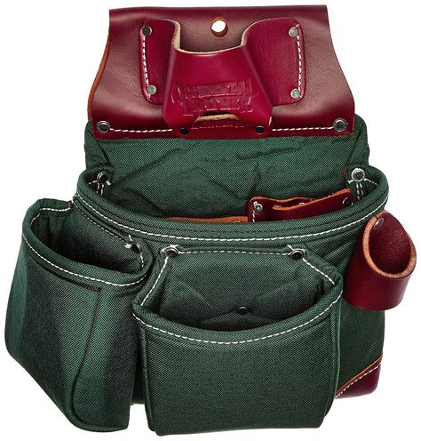 Occidental Leather 8018DB OxyLights 3 Pouch Tool Bag -- Details can be found by clicking on the image. (This is an affiliate link) Best Tool Bag, Leather Tool Bag, Occidental Leather, Tool Backpack, Tool Pouches, Nail Bags, Tooled Leather Bag, Tool Bags, Inside Bag