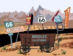 About California Route 66 – Info & History – Legends of America Needles California, Colorado Street Bridge, Wigwam Motel, Road 66, California Postcard, San Bernardino California, Natchez Trace, Route 66 Road Trip, California Photos