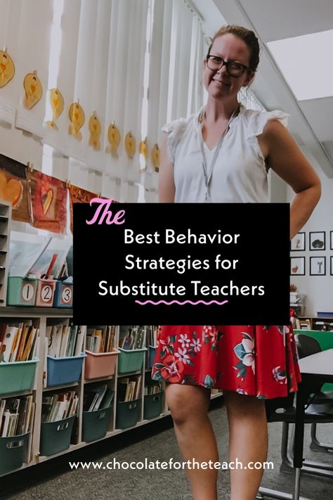 Managing classroom behaviors can be SO tough as a sub-- you just met these kids, after all! But as a teacher and substitute for nearly 10 years, I've collected the BEST strategies for elementary classroom management. Head to the blog to read my ideas about how I manage behavior in the classroom! Substitute Ideas For Behavior, Substitute Teacher Behavior Management, Substitute Teacher Hacks, Classroom Management For Substitutes, Substitute Teacher Ideas Elementary, Kindergarten Substitute, Substitute Teacher Ideas, Elementary Substitute Teacher, Elementary Classroom Management