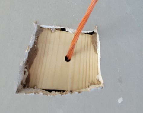 Patch Sheetrock Hole, Repair Drywall Hole, Patch Drywall, Sheetrock Repair, Circuit Breaker Box, How To Patch Drywall, Wall Repair, Drywall Mud, Dry Wall