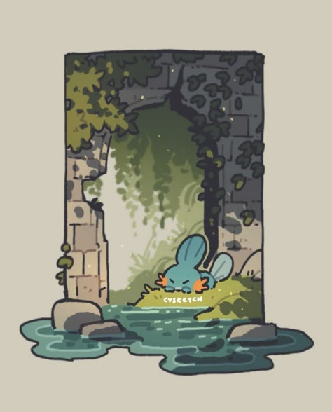 Pokémon Artstyle, Modern Green House, Green House Ideas, Artstyle Ideas, Dungeon Crawler, Cocoppa Wallpaper, Cartoon Theme, Arte Inspo, Wow Art