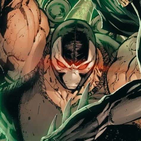 Bane Fanart, Bane Dc Comics, Bane Comic, Prfp Pics, Bane Art, Dc Bane, Bane Dc, Evil Batman, Batman Icon