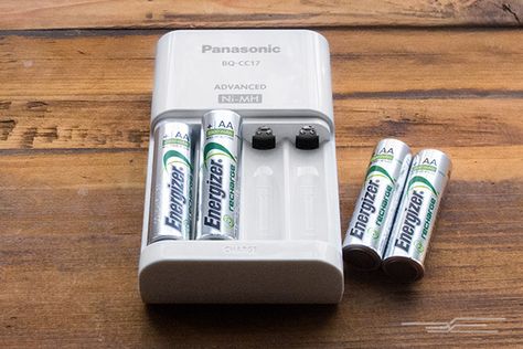 The Best Rechargeable Battery Charger (for AA and AAA batteries) | The Panasonic Advanced Individual NiMH Battery Charger does all the work for you, accurately charging and maintaining your batteries without a single button press. Recondition Batteries, Battery Bank, 18650 Battery, Whitening Cream, Laptop Battery, Aaa Batteries, Diy Car, Lead Acid Battery, Car Battery