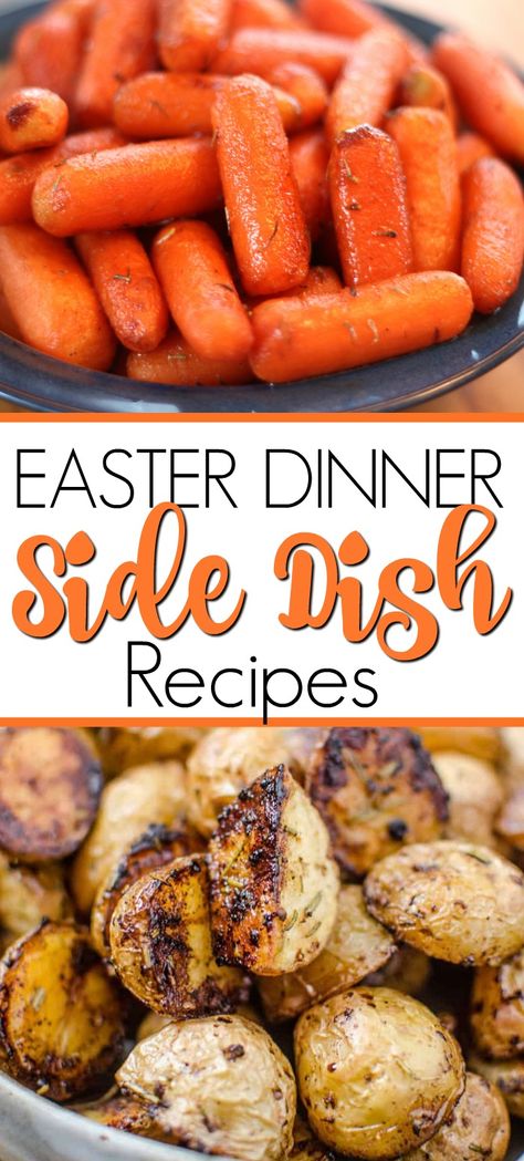 30 Easter Dinner Side Dishes to help you plan out the holiday meal #easter #easterdinner #sidedish #sidedishes #eastermeal #eastersidedish #sidedishrecipe Side Dishes Ideas, Easter Dinner Side Dishes, Easter Dinner Sides, Dinner Side Dish Recipes, Easter Sides, Easter Dinner Menus, Dishes Ideas, Easter Side Dishes, Easter Dinner Recipes