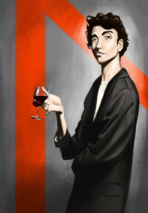 a person holding a glass of wine , giving a thug live expression #character design #digital art #wine #don Expression Character, Thug Live, Holding A Glass Of Wine, Holding Wine, Character Design Digital Art, Reference Pose, Wine Painting, Human Reference, A Glass Of Wine