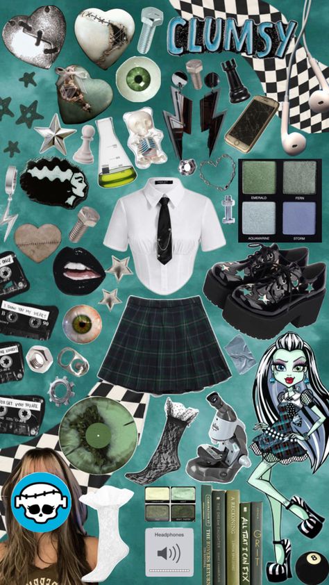 Monster High Costume, Cottagecore Wallpaper, Frankie Stein, Easy Costumes, Halloween Monster, Easy Halloween Costumes, Hallows Eve, Easy Halloween, Outfits Aesthetic