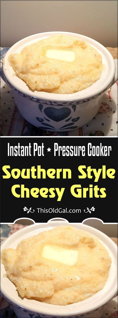 Pressure Cooker Southern Style Cheesy Grits Power Pressure Cooker, Cheesy Grits, Electric Pressure Cooker Recipes, Grits Recipe, Instant Pot Pressure Cooker, Instapot Recipes, Pressure Cooker Recipes, Grits, Cheap Meals