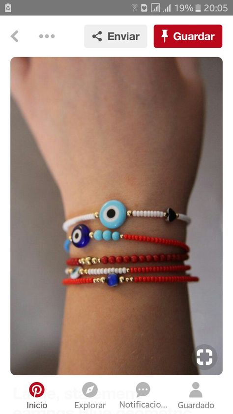 Beads Jewelry Ideas, Evil Eye Friendship Bracelet, Etsy Beaded Bracelets, Seed Bead Jewellery, Etsy Bracelets, Diy Bracelets Tutorials, Square Beads, Evil Eyes, Bracelet Diy