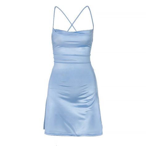 Smarter Shopping, Better Living! Aliexpress.com Backless Blue Dress, Irina Jelavic, Sky Blue Dress, Blue Bodycon Dress, Marine Uniform, Corset Mini Dress, Suspender Skirt, Backless Mini Dress, Hoco Dresses